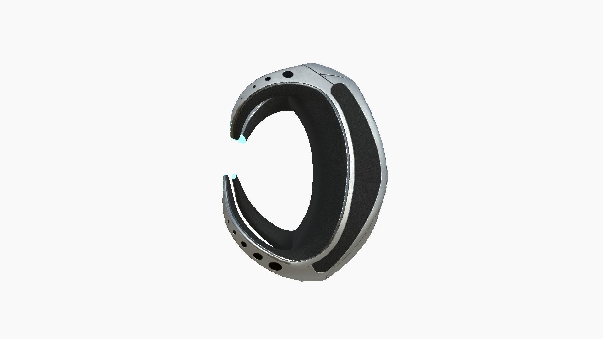 SciFi Backpack G05 Steel Bright - Fashion Character Design Low-poly 3D model_3