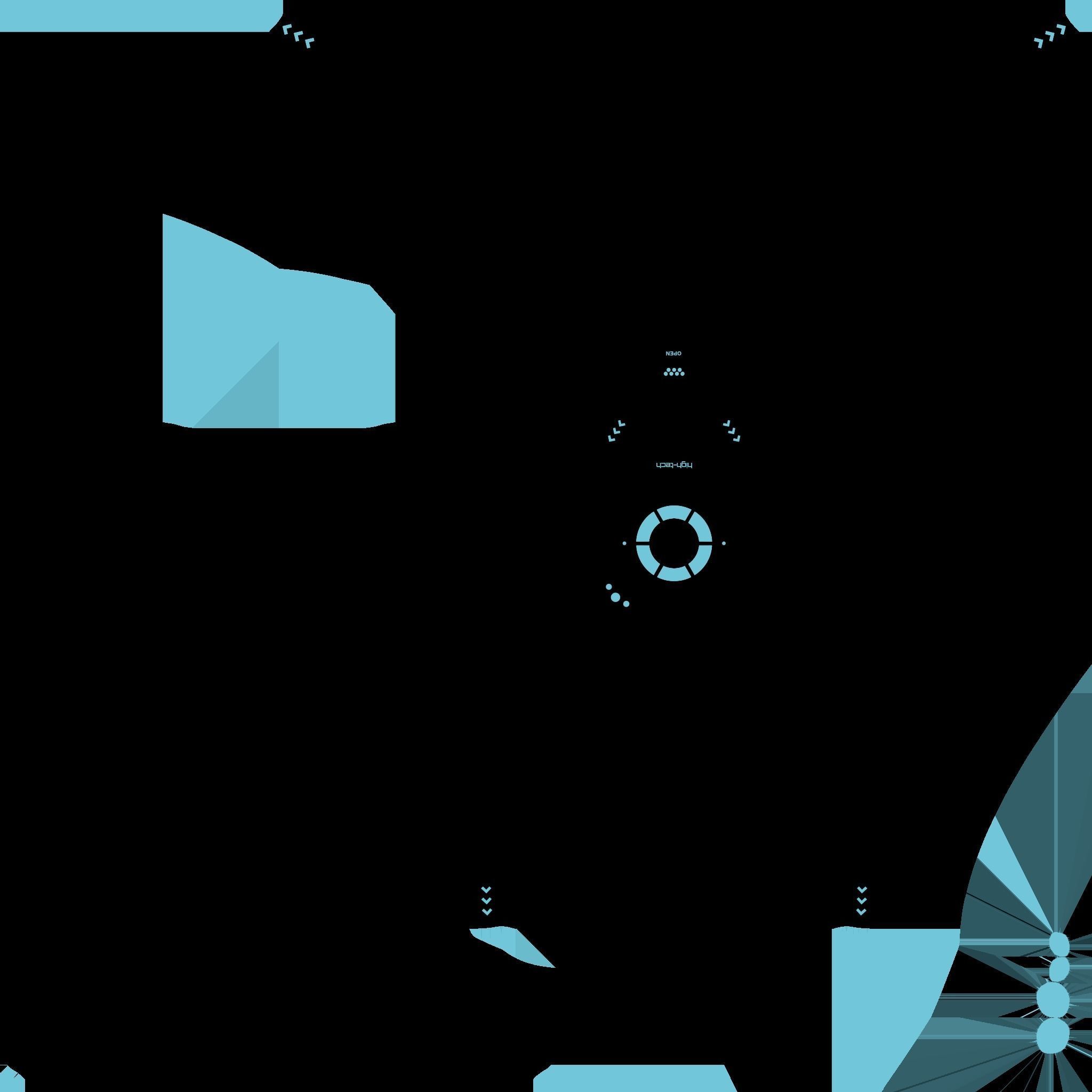 SciFi Backpack G05 Steel Bright - Fashion Character Design Low-poly 3D model_23