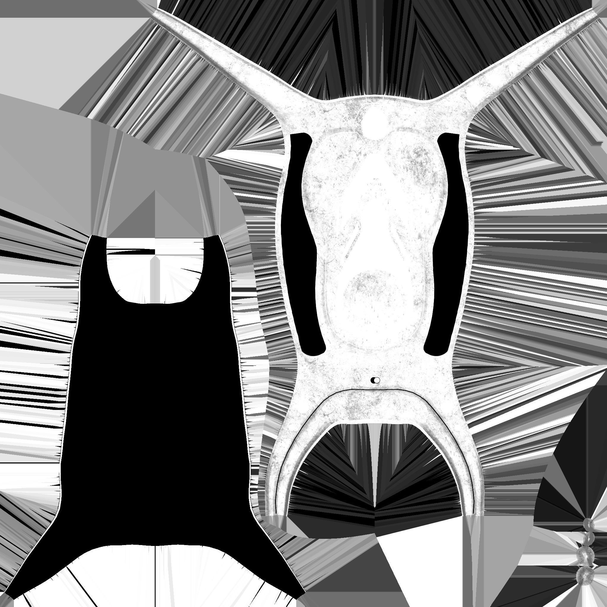 SciFi Backpack G06 Blue - Fashion Character Design Low-poly 3D model_25