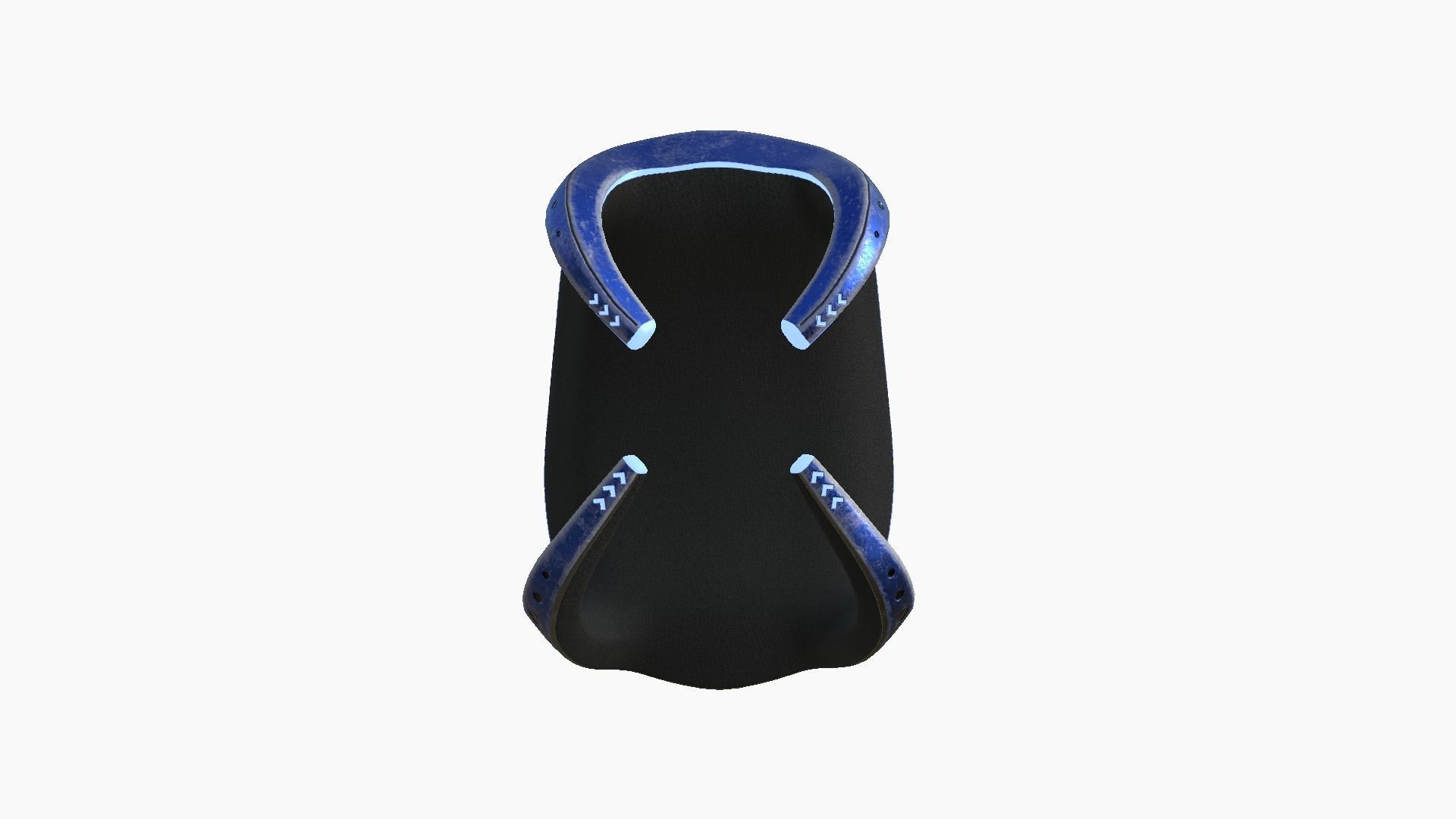 SciFi Backpack G06 Blue - Fashion Character Design Low-poly 3D model_2