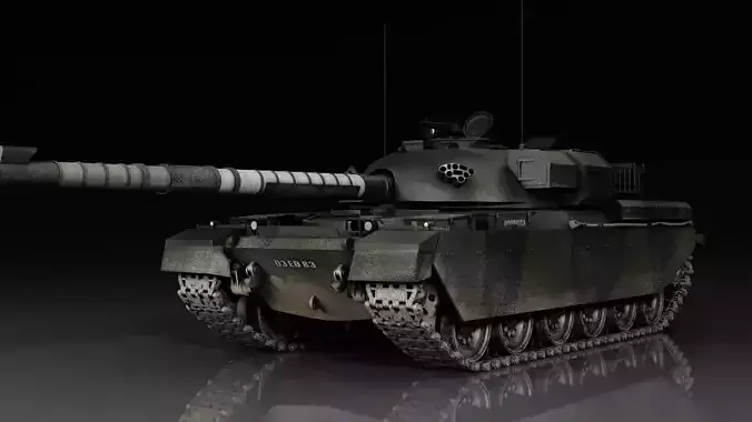 Chieftain fv4201 Main Battle Tank 3D model