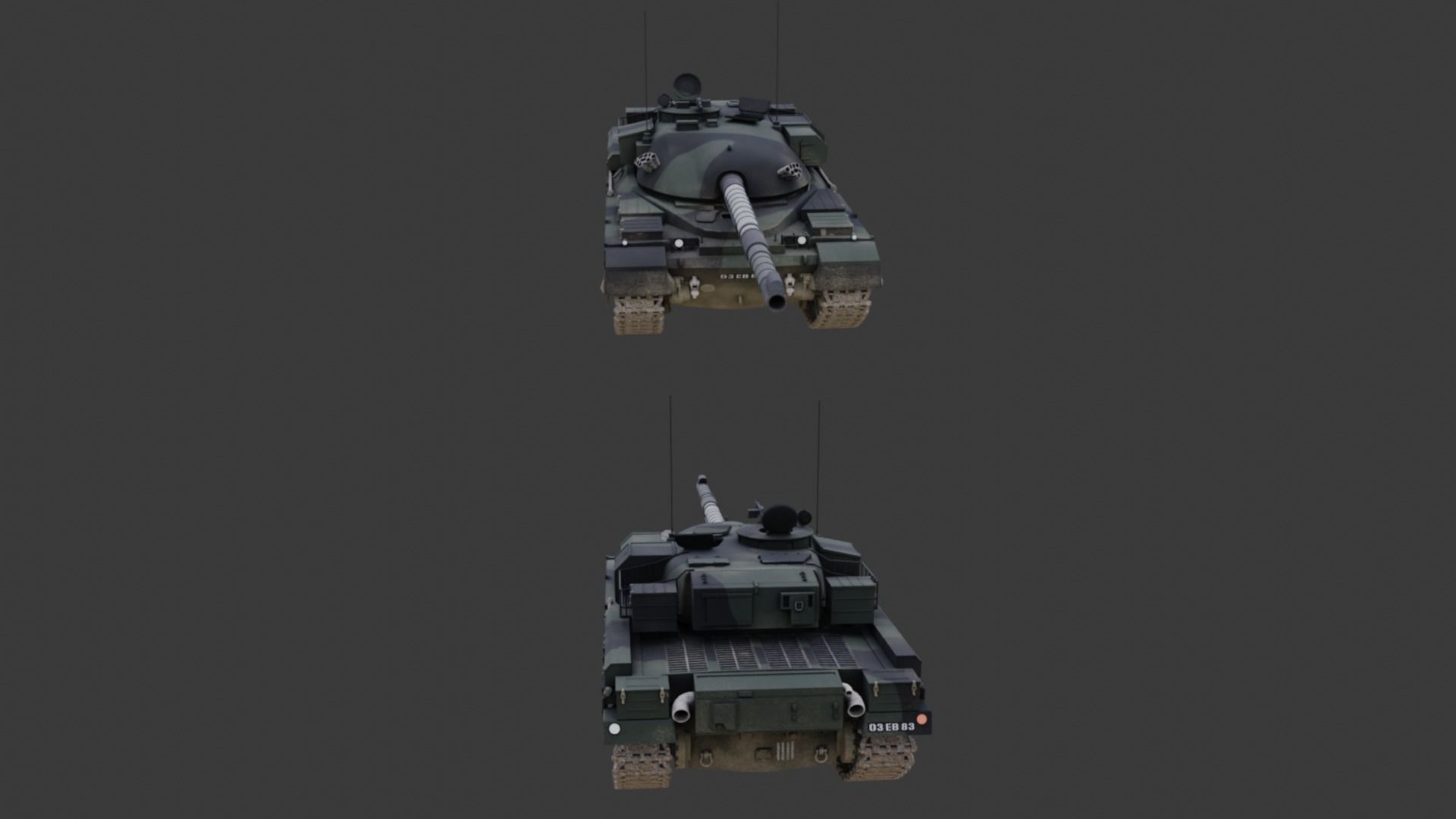 Chieftain fv4201 Main Battle Tank 3D model_19