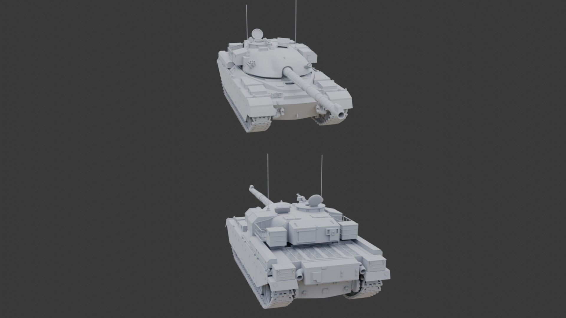 Chieftain fv4201 Main Battle Tank 3D model_18