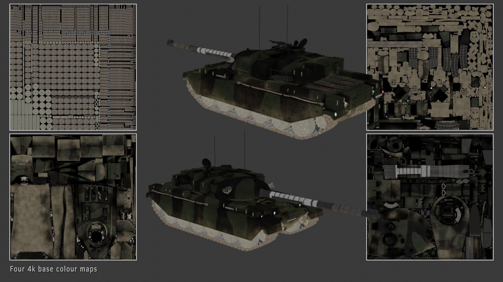 Chieftain fv4201 Main Battle Tank 3D model_13