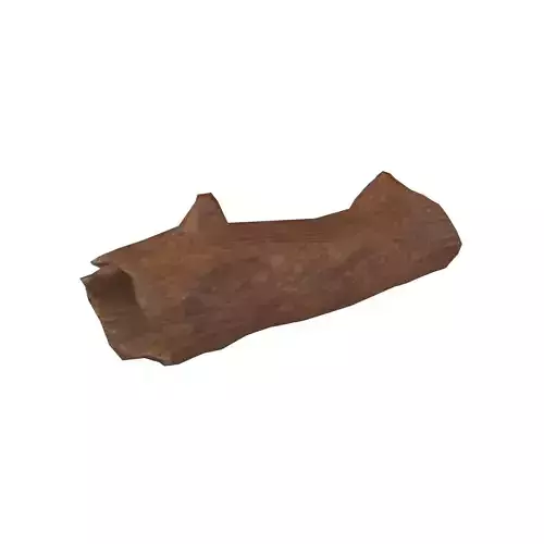 Fallen Tree Trunk v1 004 Low-poly 3D model