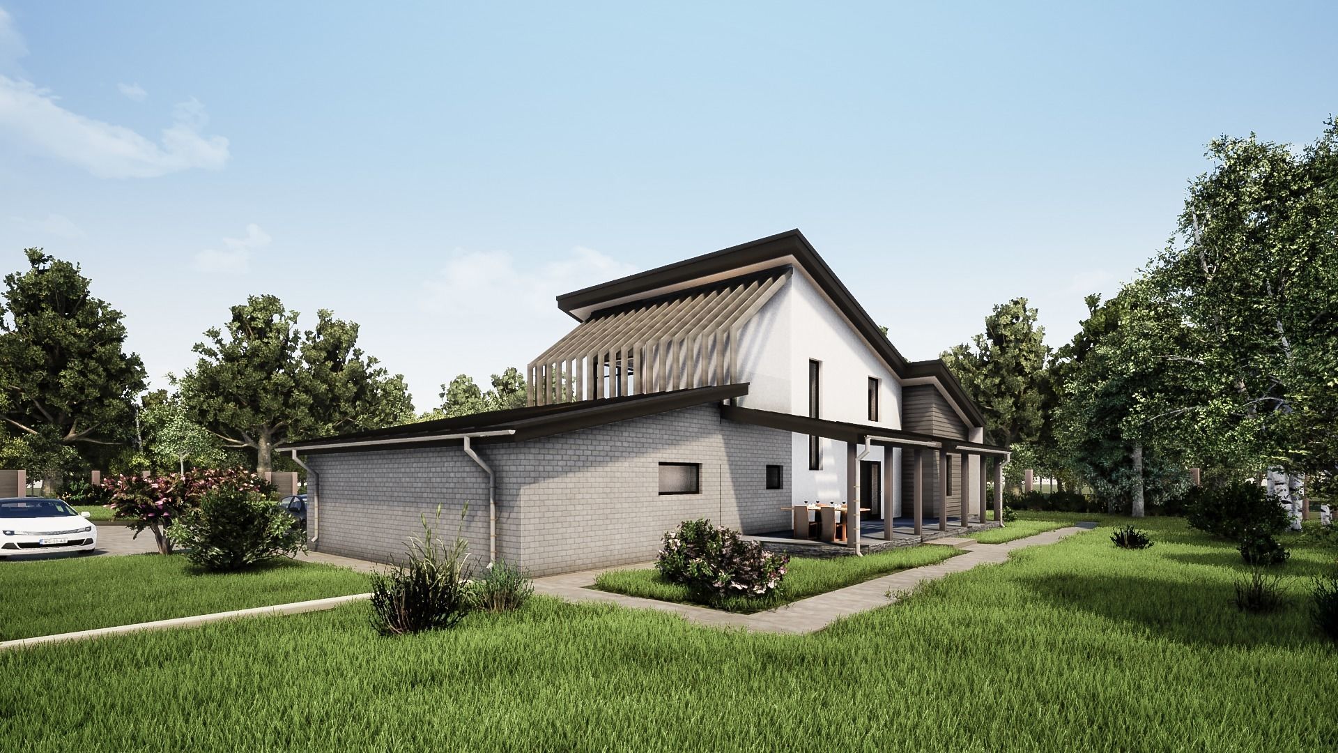 Modern House 3D model_5