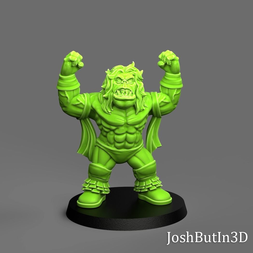 Orc Grapplaz - Set of 5 3D print model_5