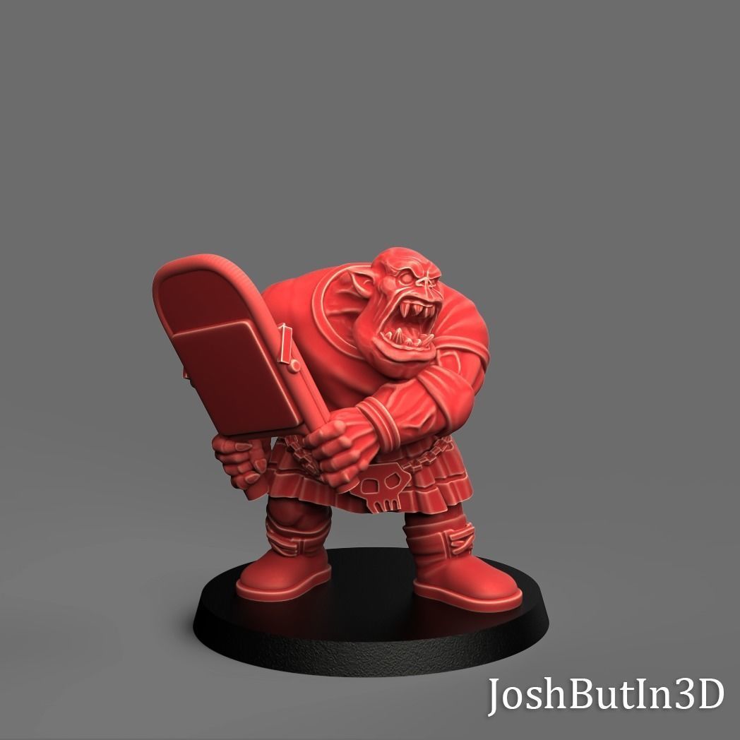 Orc Grapplaz - Set of 5 3D print model_3