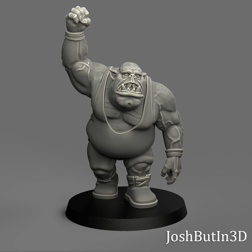 Orc Grapplaz - Set of 5 3D print model_2
