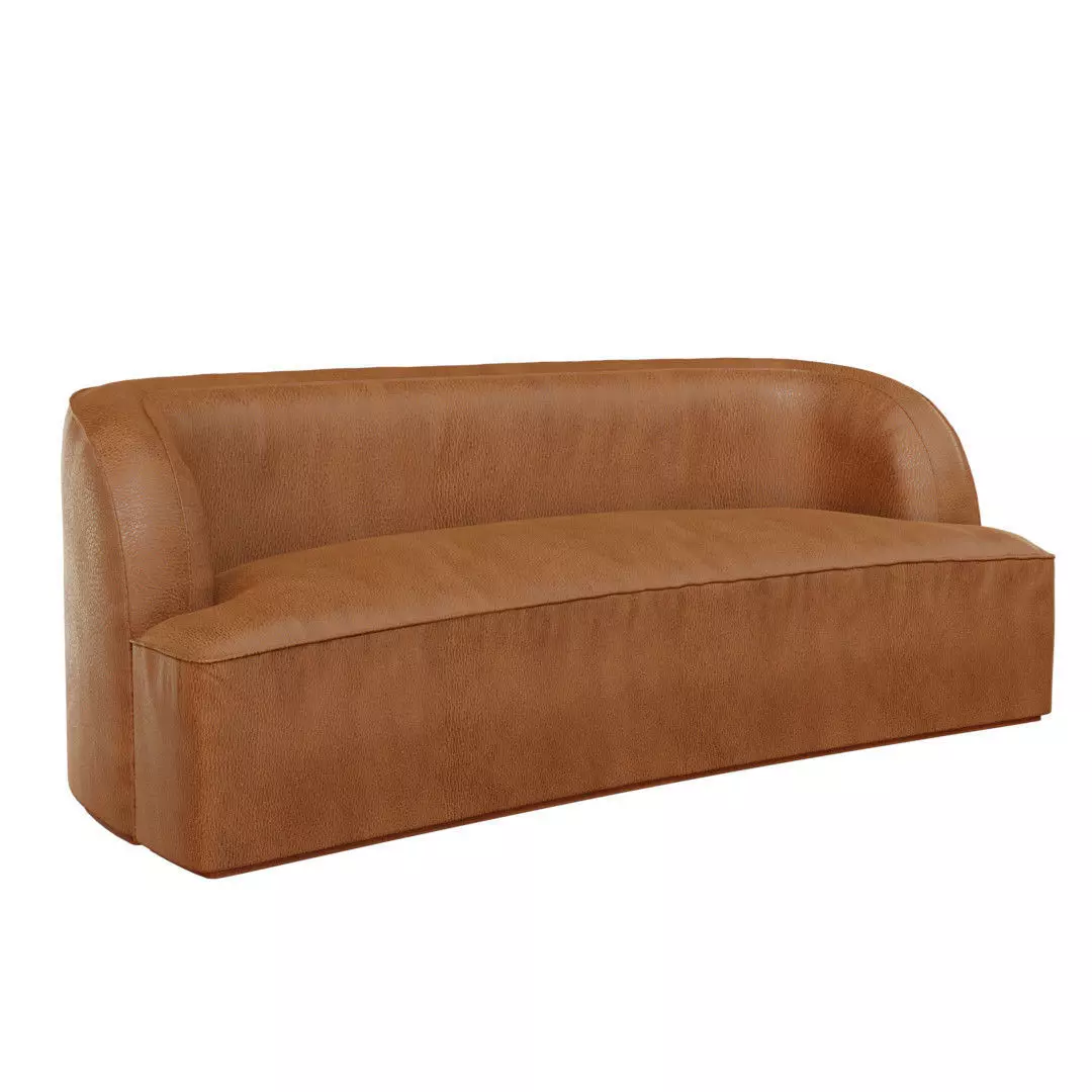 Soft sofa 3D model_0