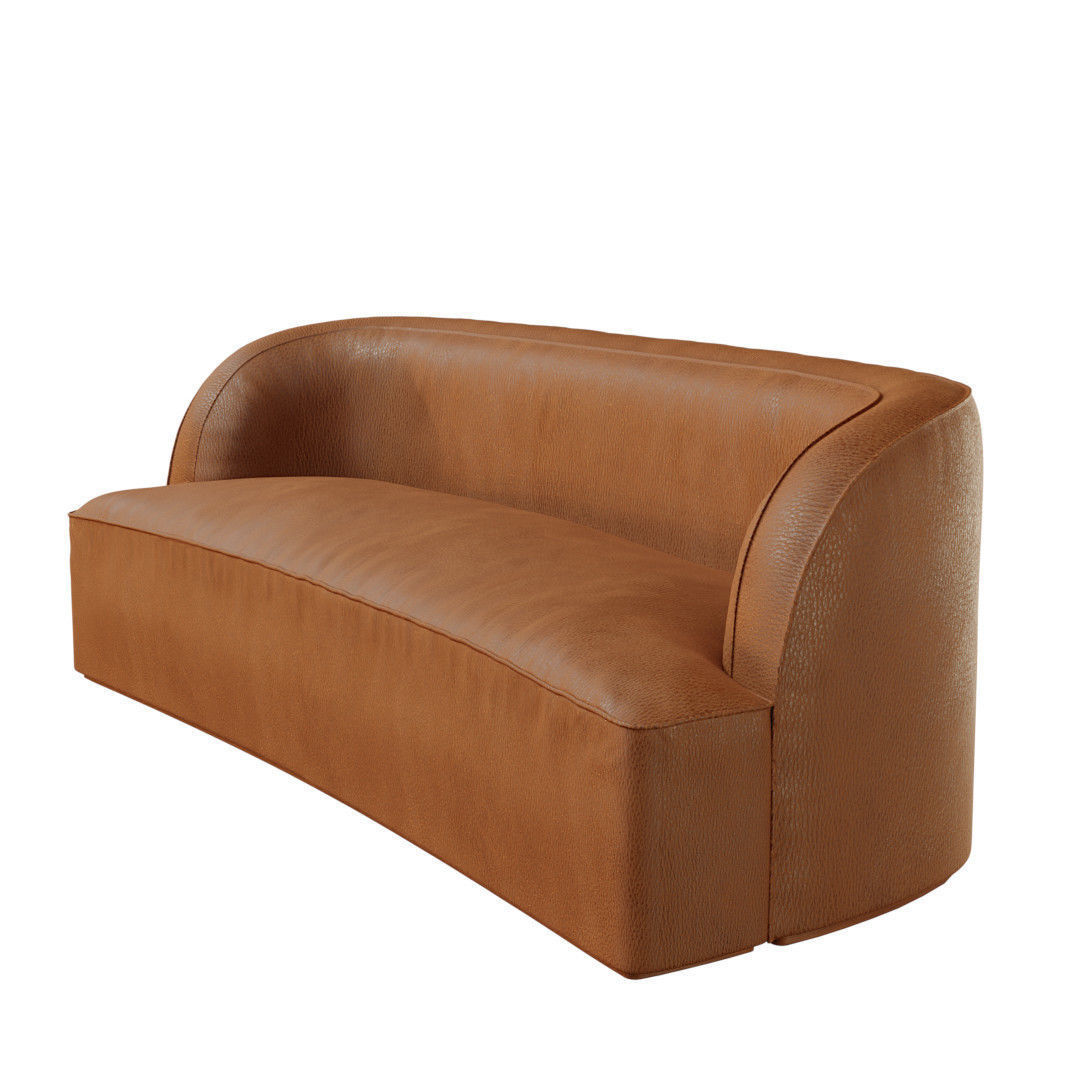 Soft sofa 3D model_1
