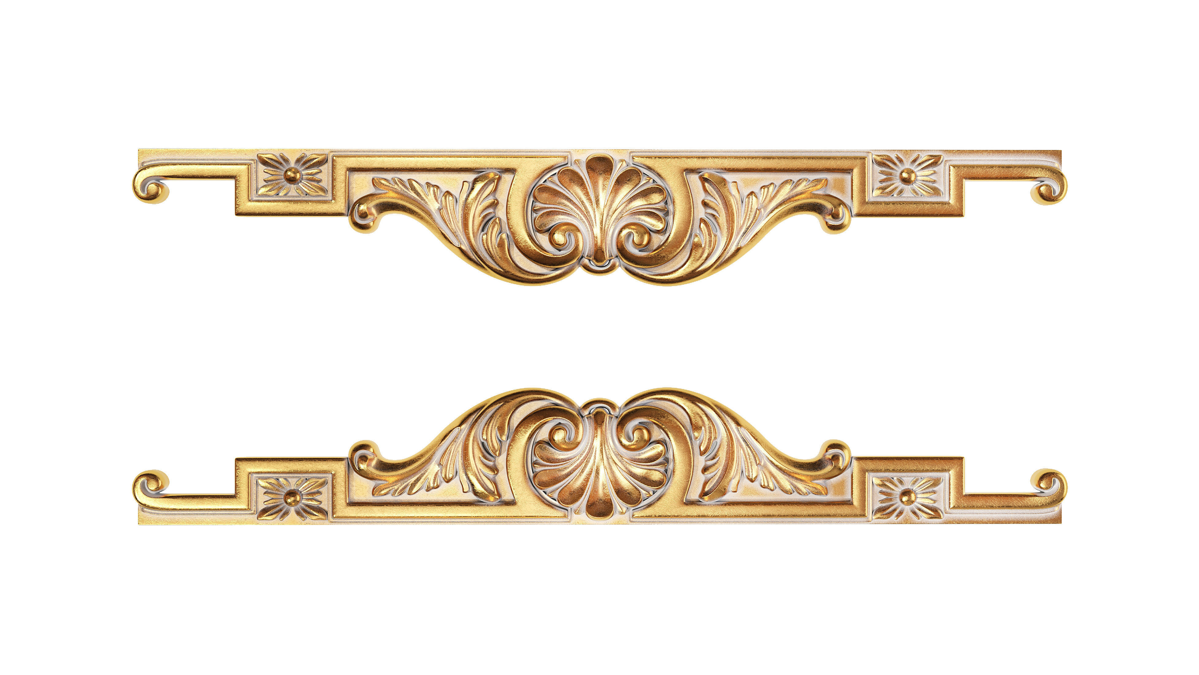 Classic carved 197 3D model_1
