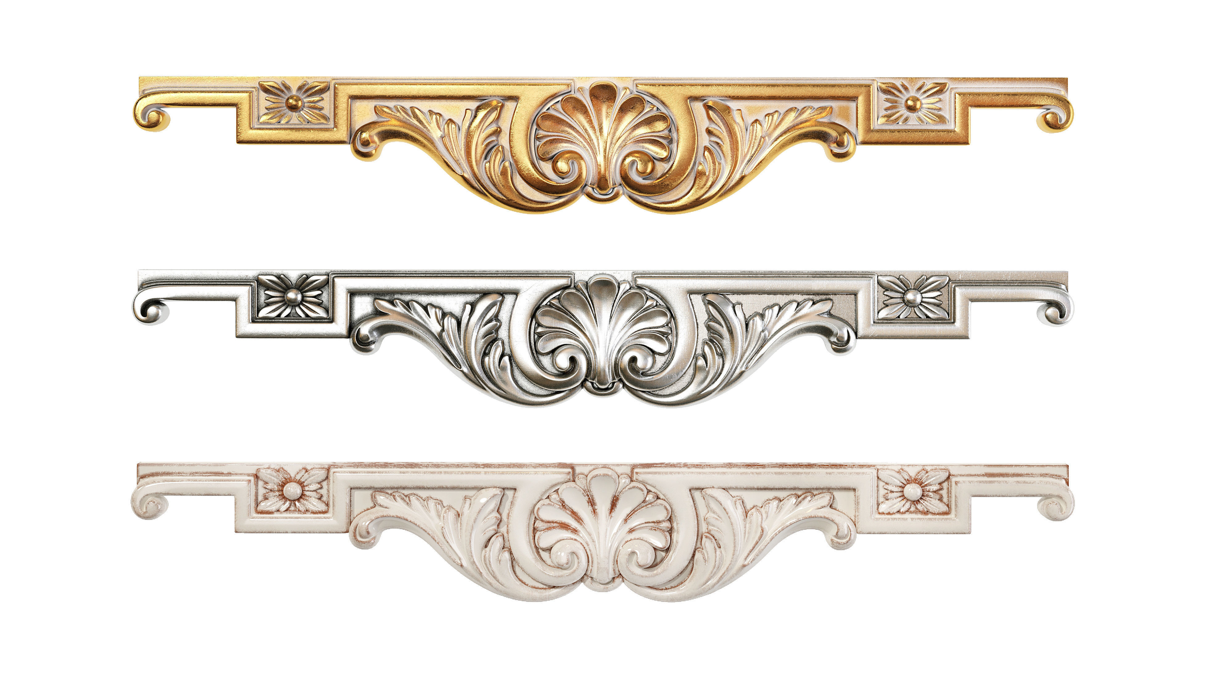 Classic carved 197 3D model_6