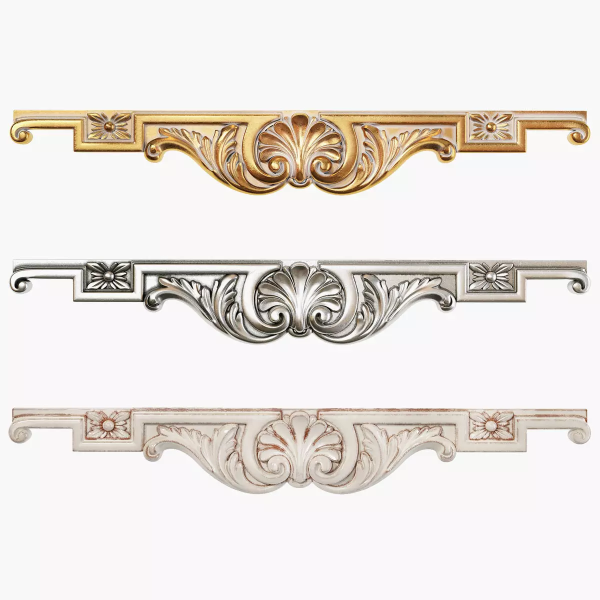 Classic carved 197 3D model_0