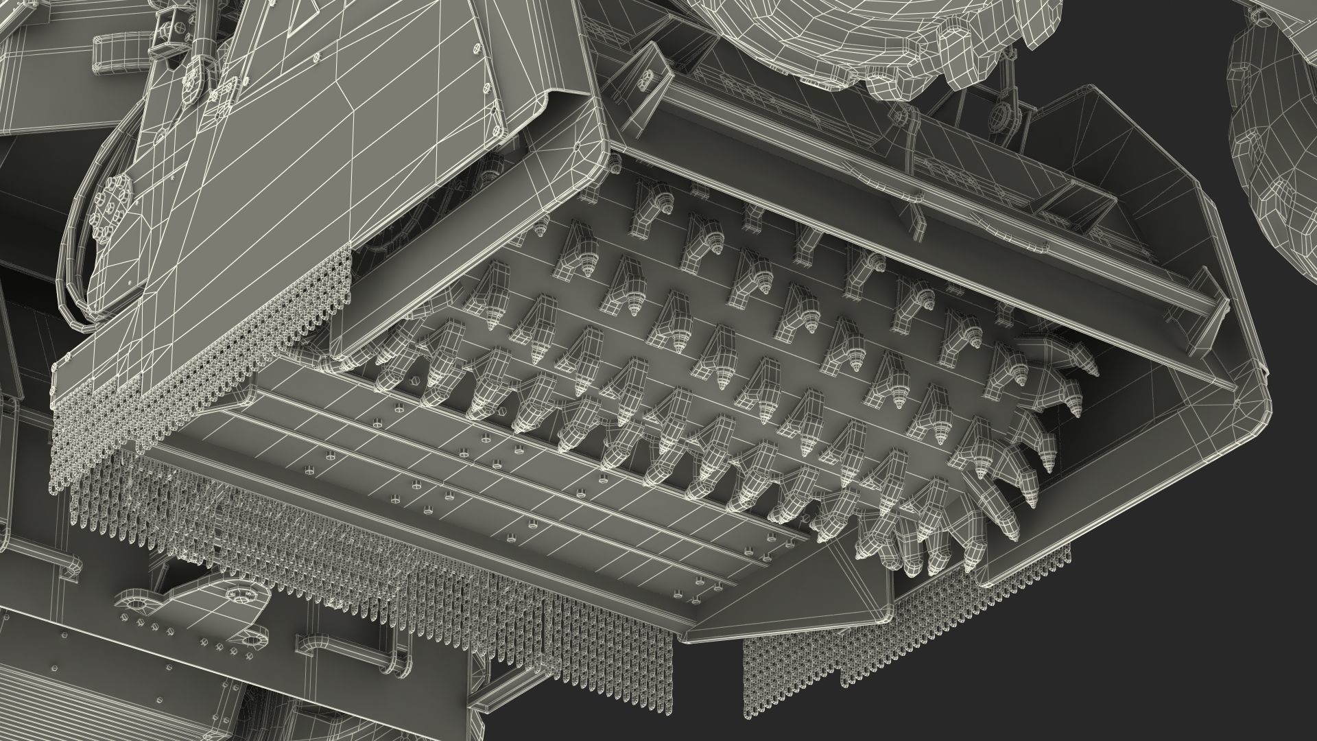 Bomag RS500 Recycler Stabilizer Rigged 3D model_33