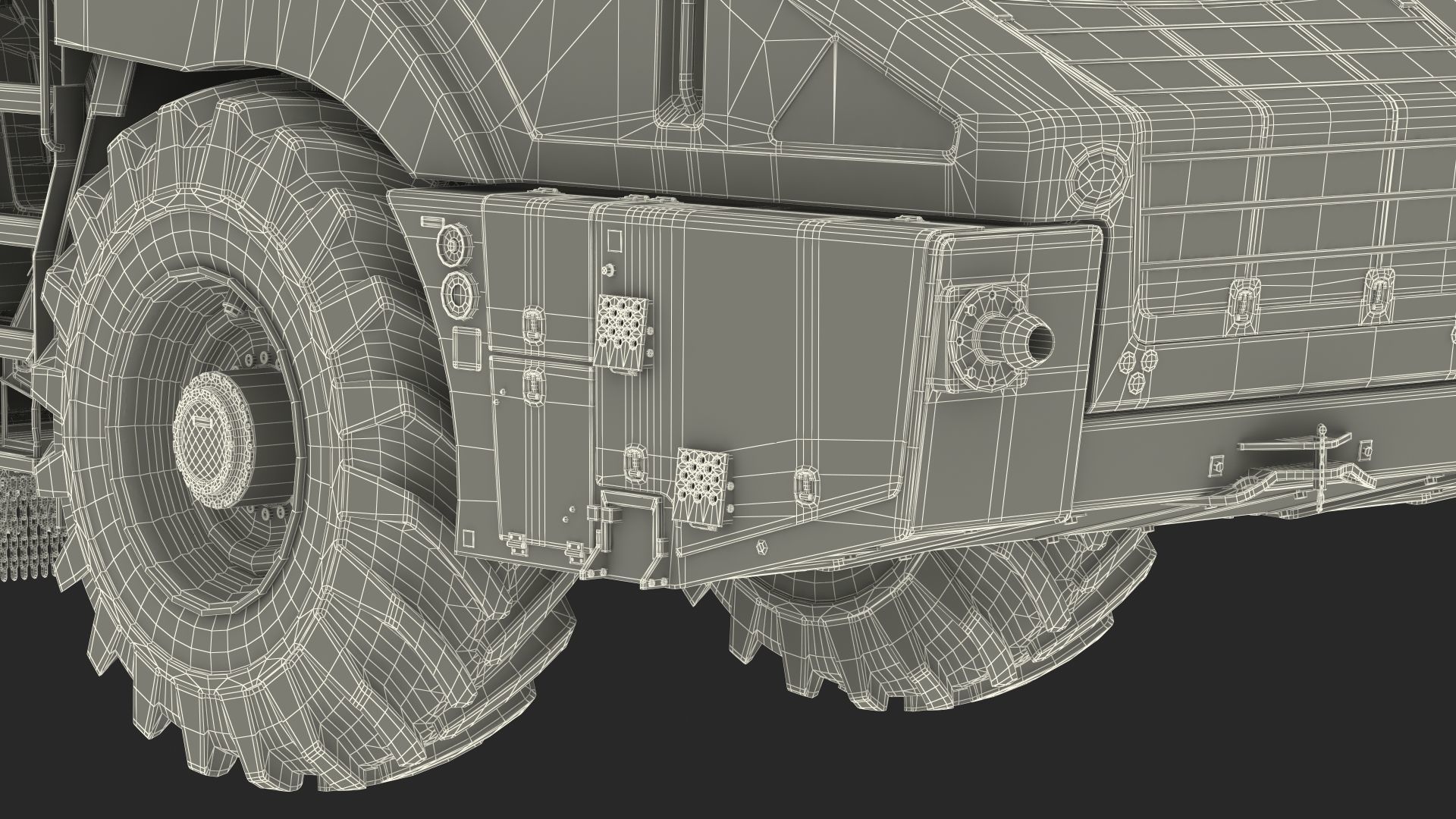 Bomag RS500 Recycler Stabilizer Rigged 3D model_37