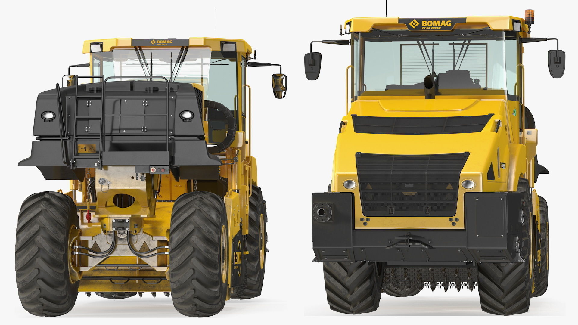 Bomag RS500 Recycler Stabilizer Rigged 3D model_11