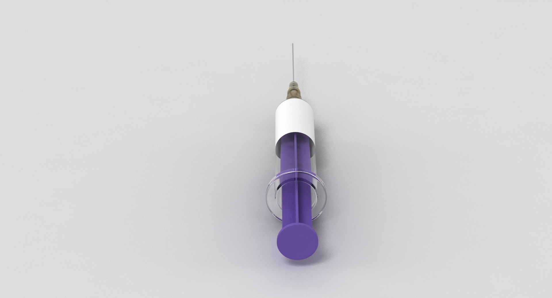 Syringe 1 injection 3D model_5