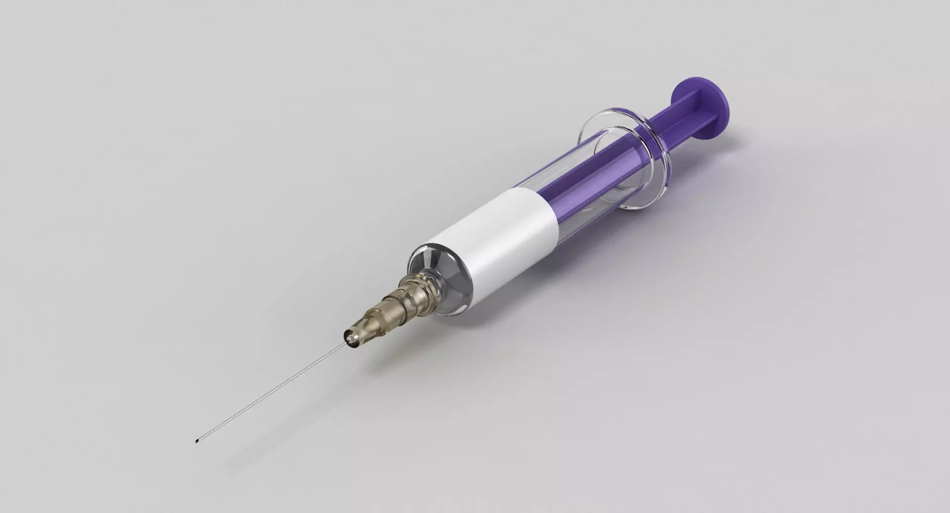 Syringe 1 injection 3D model_0