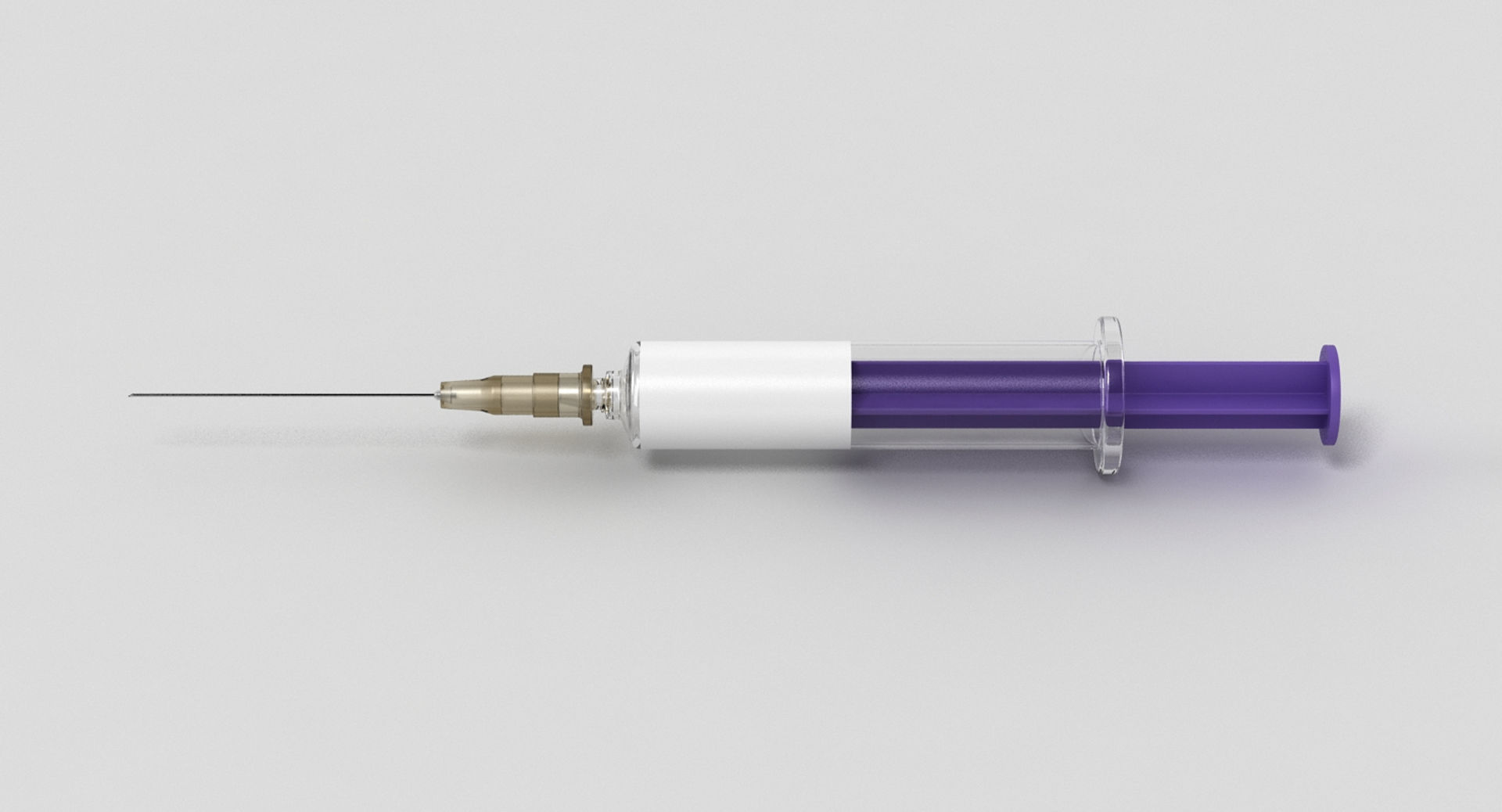 Syringe 1 injection 3D model_3
