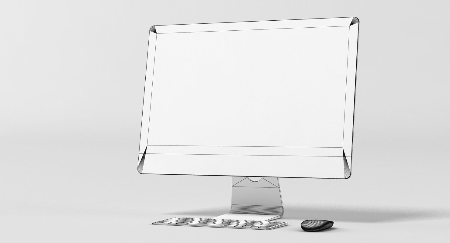 Apple iMac 3D model_4