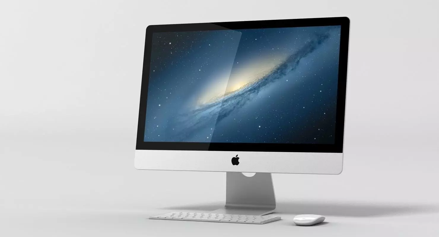 Apple iMac 3D model_0