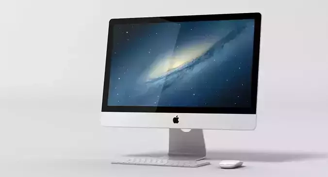 Apple iMac 3D model