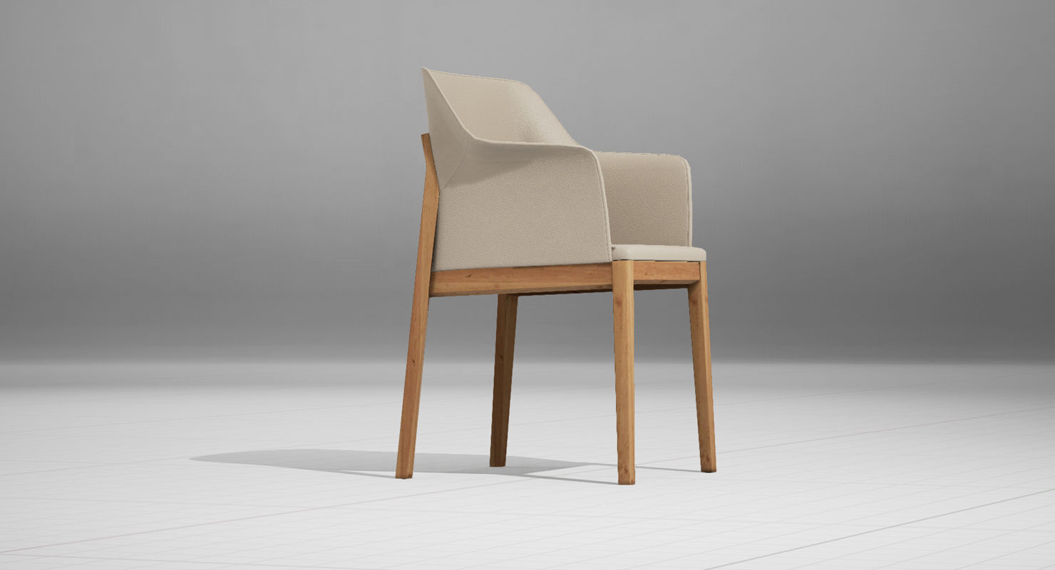 Molteni and C Tivan Chair UE4 Low-poly 3D model_2