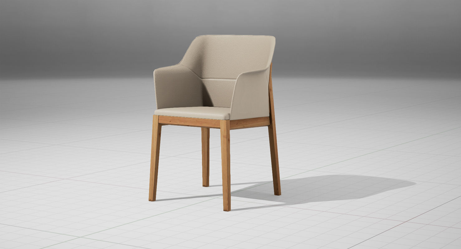 Molteni and C Tivan Chair UE4 Low-poly 3D model_10