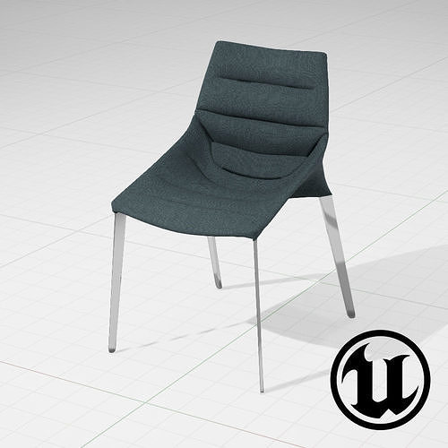 Molteni and C Outline Chair UE4 Low-poly 3D model