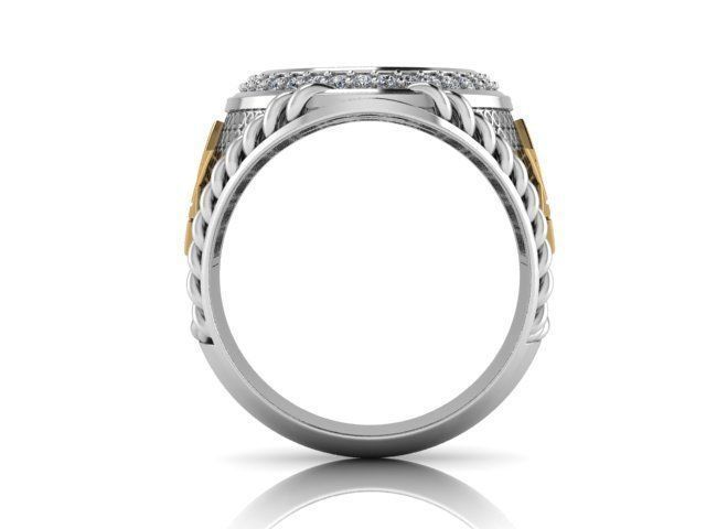 sagittarius ring zodiac 3D print model_13