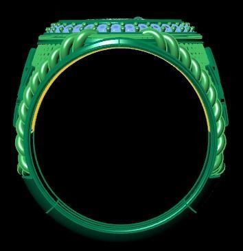 sagittarius ring zodiac 3D print model_12