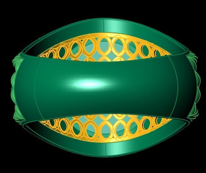 sagittarius ring zodiac 3D print model_14