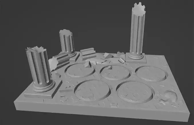 DISPLAY WITH MATCHING BASES 32MM