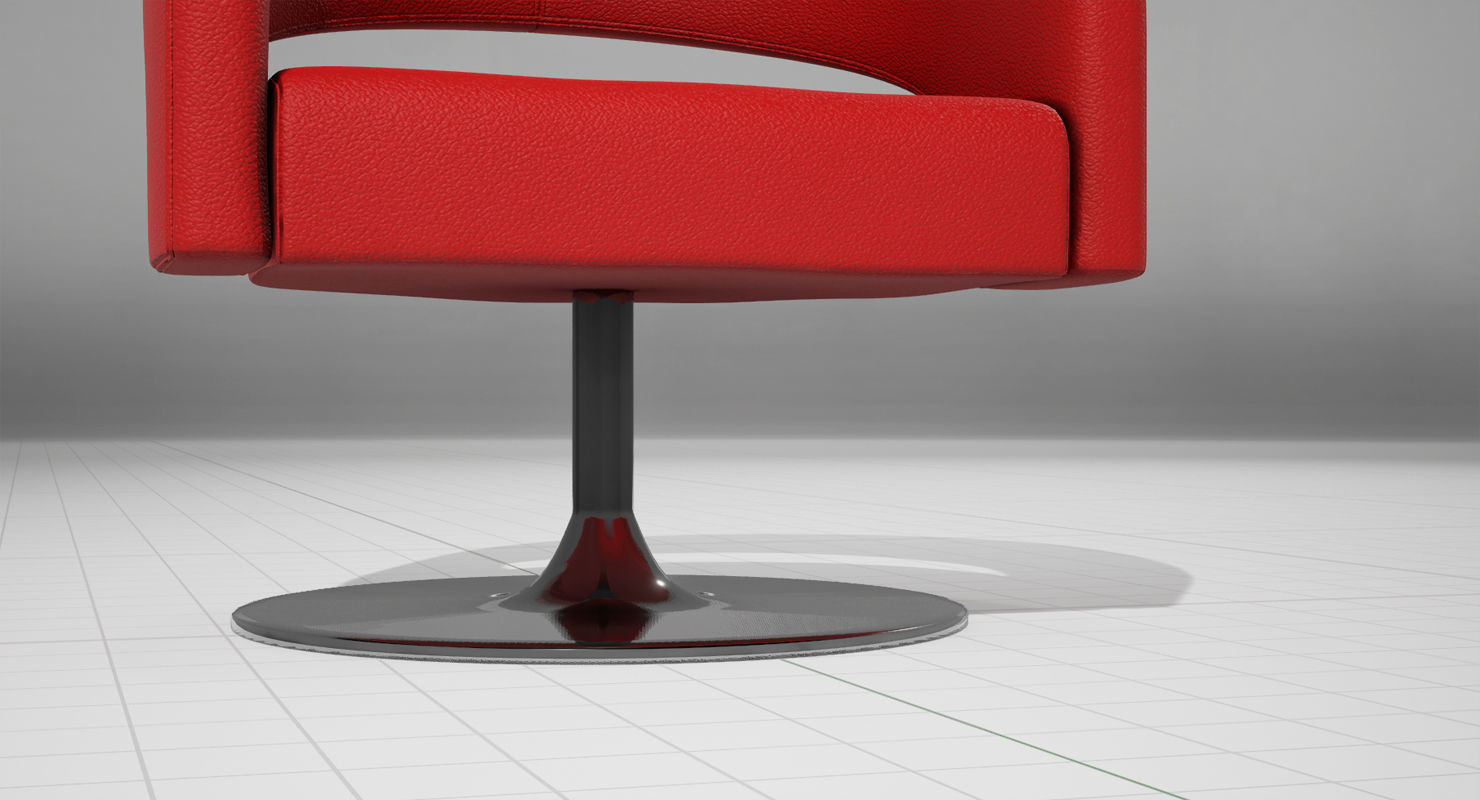 Swivel Furniture Design of Choo Chair UE4 3D model_7