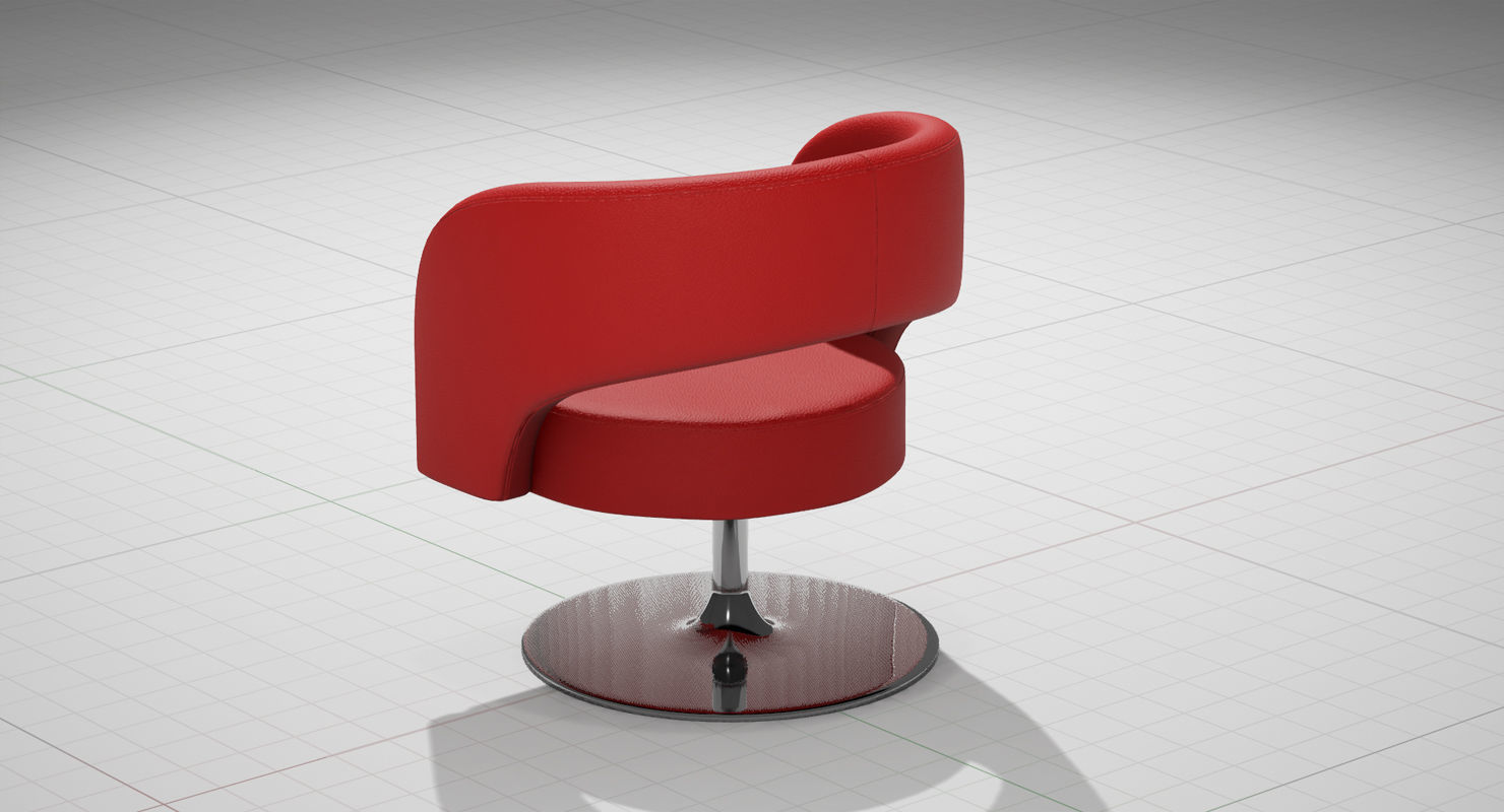 Swivel Furniture Design of Choo Chair UE4 3D model_5