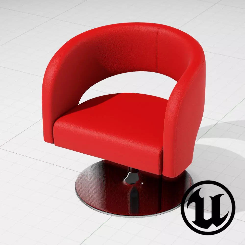 Swivel Furniture Design of Choo Chair UE4 3D model_0