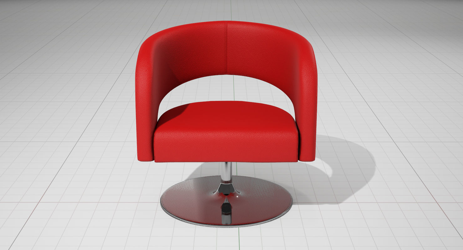 Swivel Furniture Design of Choo Chair UE4 3D model_3