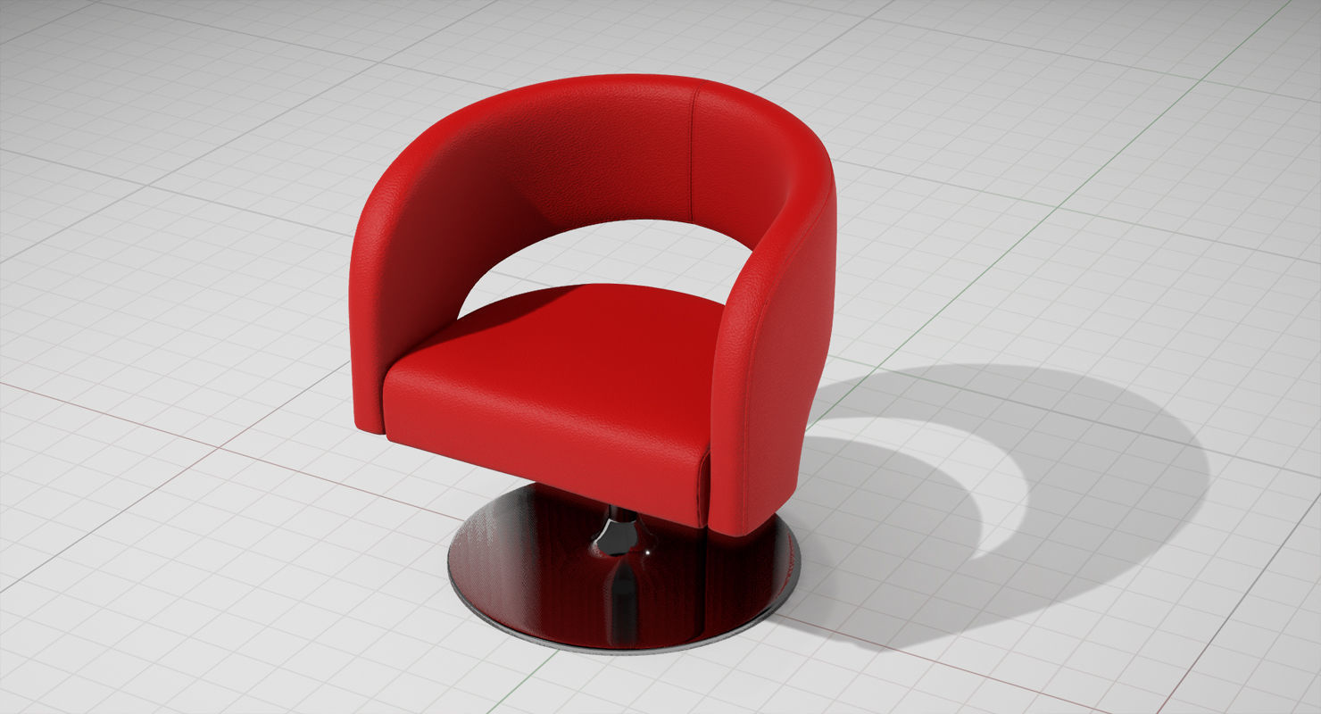 Swivel Furniture Design of Choo Chair UE4 3D model_2