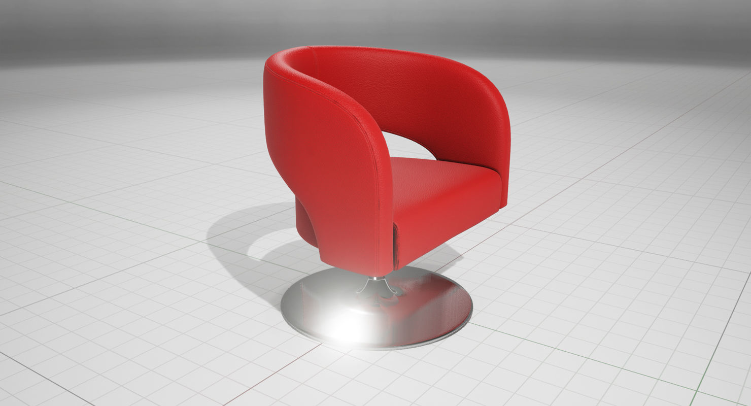 Swivel Furniture Design of Choo Chair UE4 3D model_4