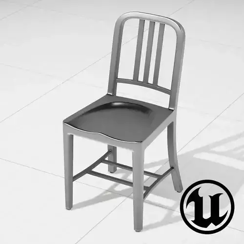 1006 Navy Side Chair UE4