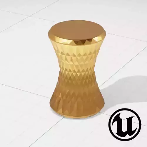 Marcel Wanders Stone Stool UE4 Low-poly 3D model