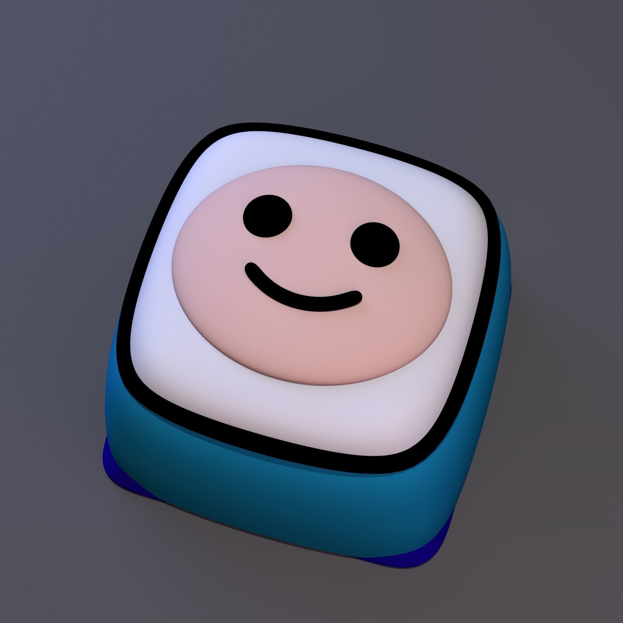 Pack 3 Keycaps of BMO Keycap - Finn Keycap - Jake Keycap 3D print model_4