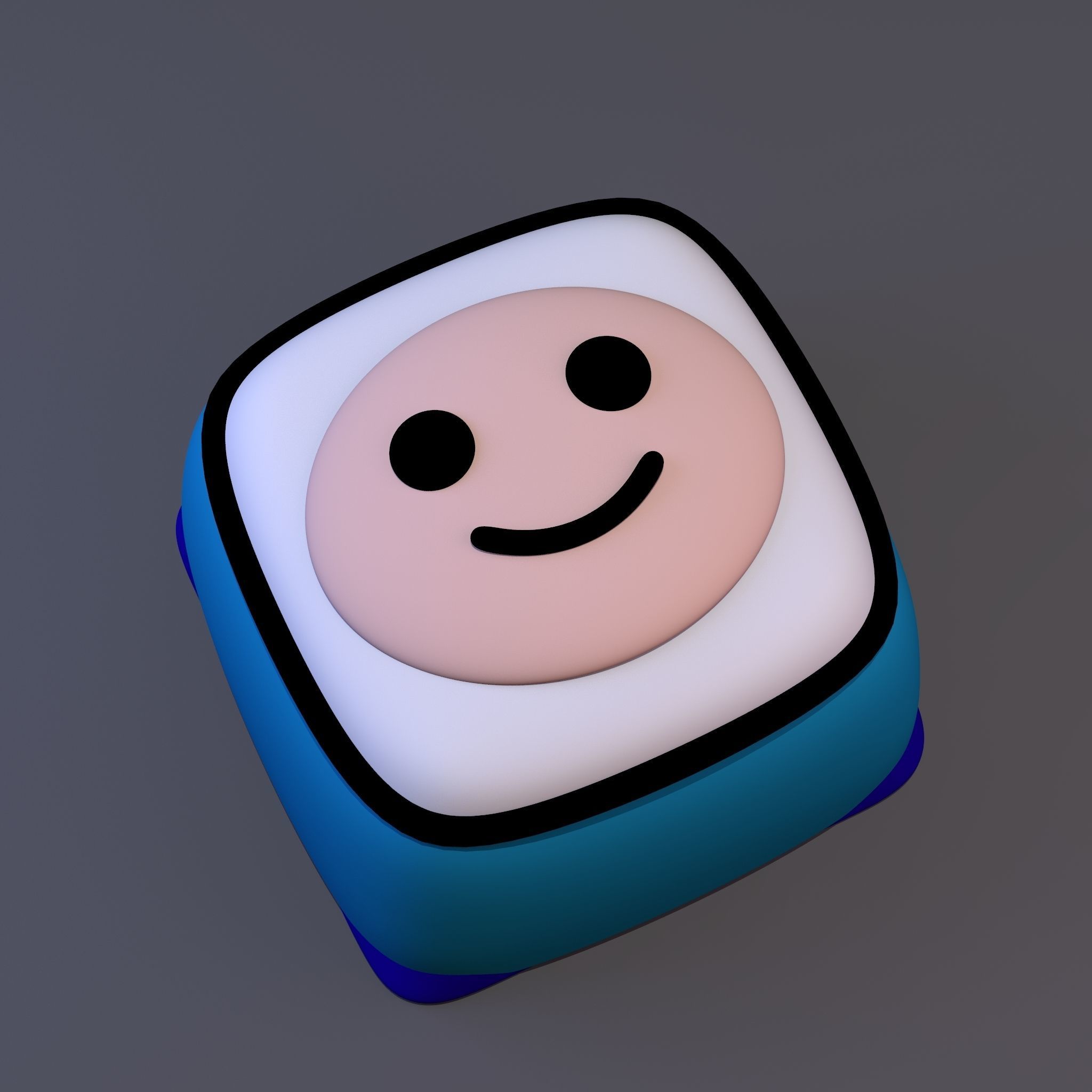 Pack 3 Keycaps of BMO Keycap - Finn Keycap - Jake Keycap 3D print model_5