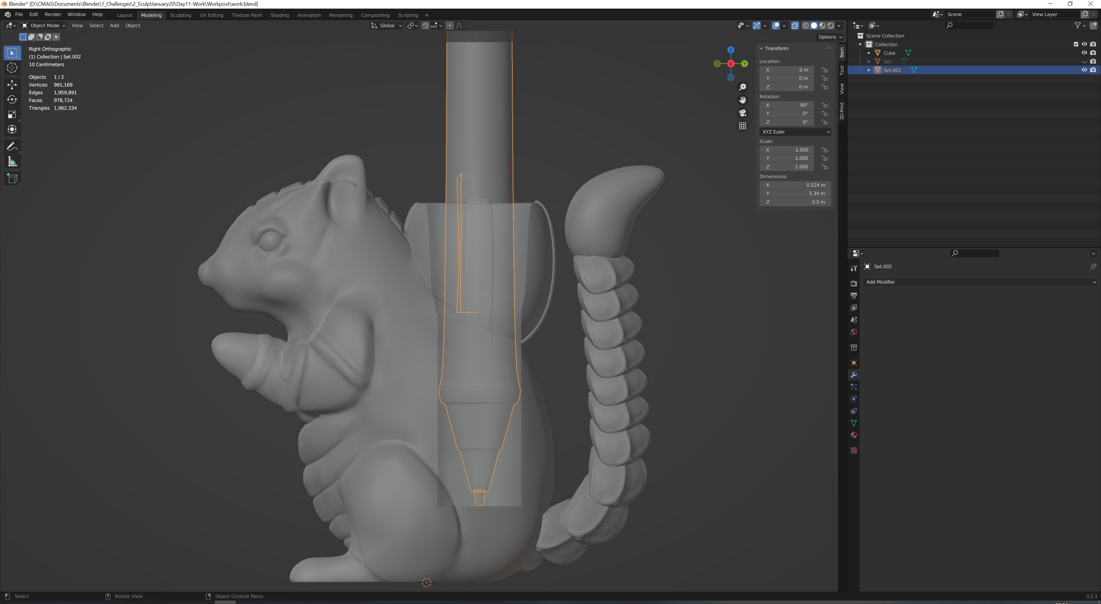RoboSquirl Wacom Penholder 3D print model_10