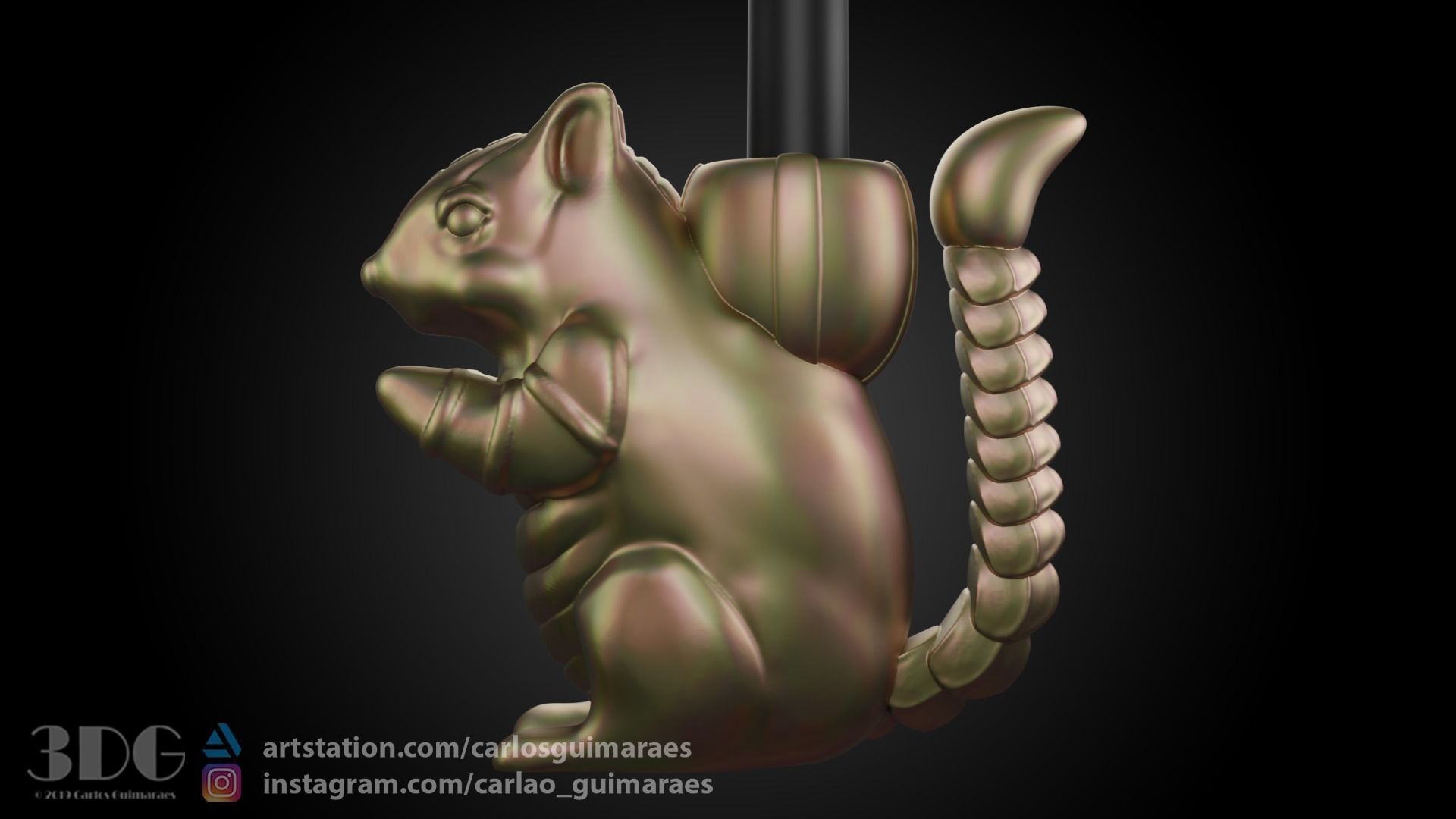 RoboSquirl Wacom Penholder 3D print model_4