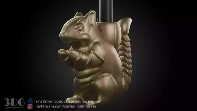 RoboSquirl Wacom Penholder 3D print model