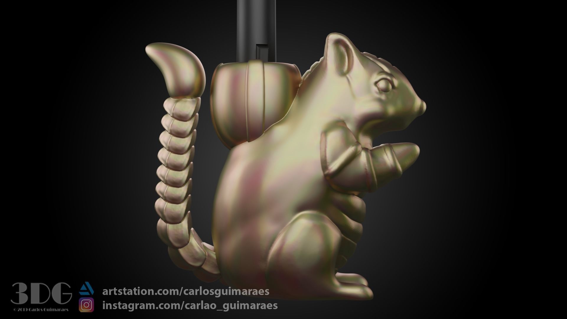 RoboSquirl Wacom Penholder 3D print model_8