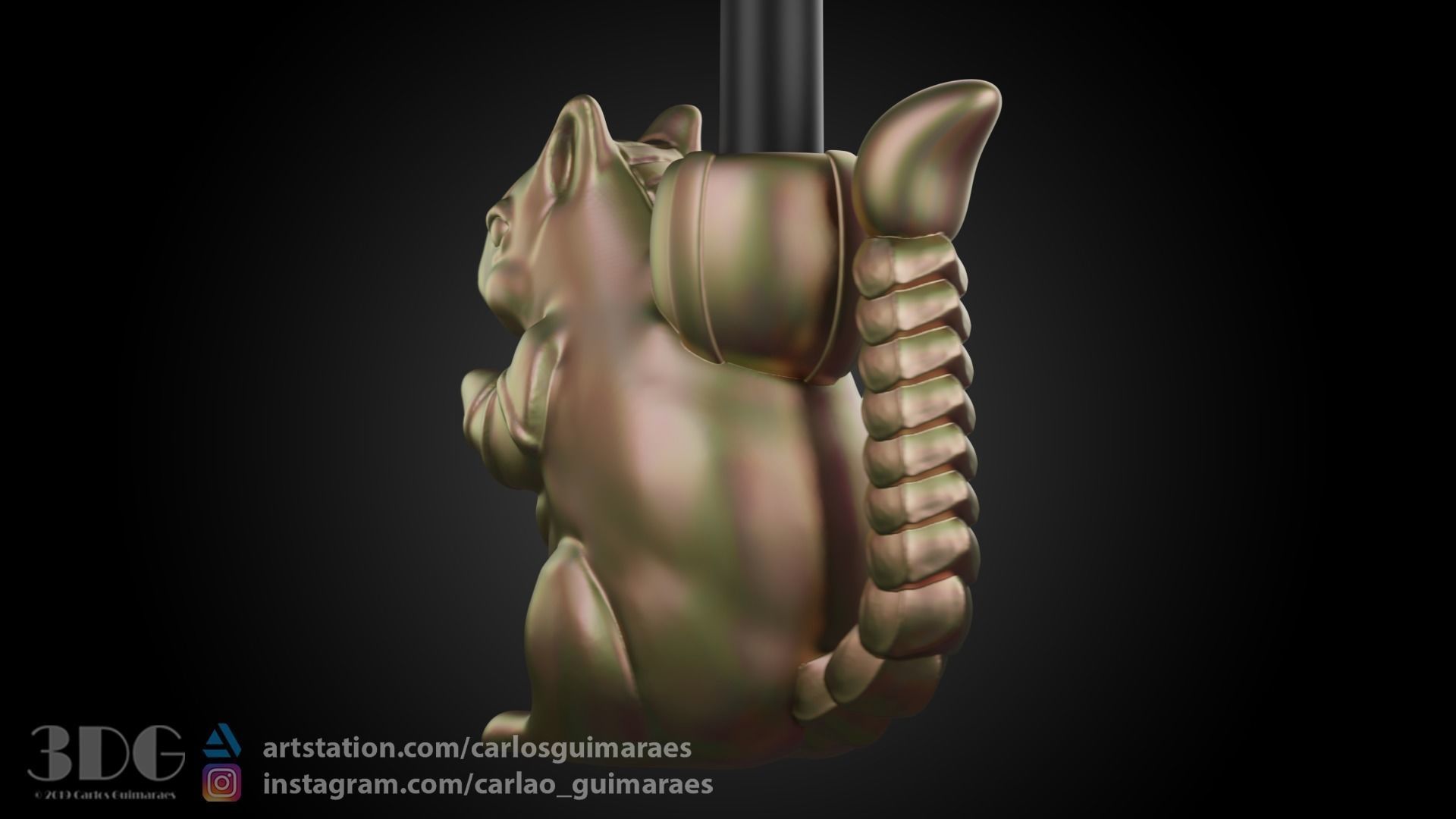 RoboSquirl Wacom Penholder 3D print model_5