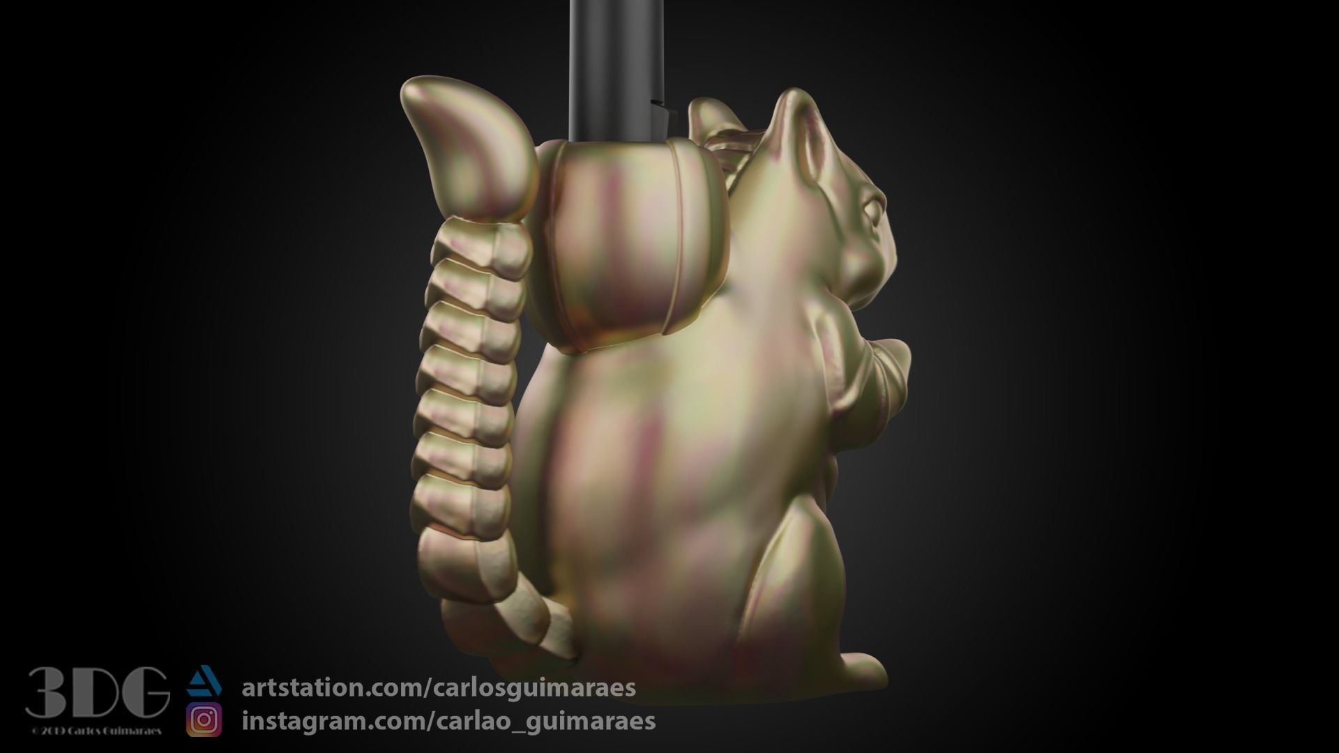 RoboSquirl Wacom Penholder 3D print model_7